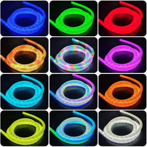 แถบไฟ LED นีออนลาย WS2812 reticulate 50ดวง /m 360องศาผ้า IP67อัจฉริยะ RGB แอดเดรสมีความยืดหยุ่นทำจาก DC5V พีซี - Product Image 6