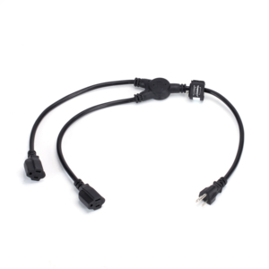 Factory Custom Waterproof 3pin/5pin CEE Y Cable <strong>Led</strong> <strong>Light</strong> Dmx Power Cable