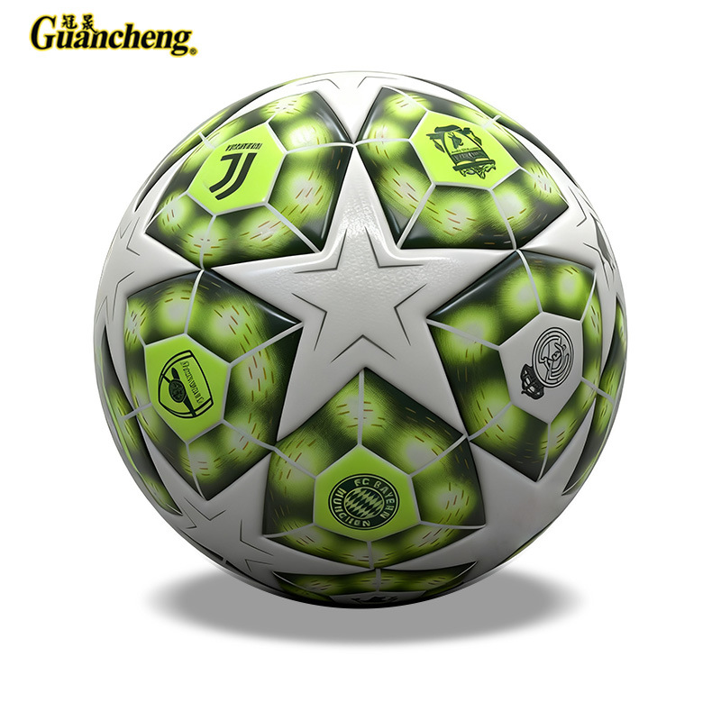 Ligue des champions vert blanc cuir-double résistant imperméable
