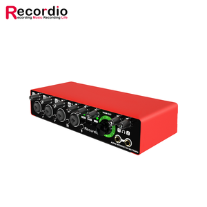 GAX-MD44 OEM Professional 24bit 192kHz <strong>Interface</strong> De <strong>Audio</strong> <strong>4</strong> in <strong>4</strong> <strong>Audio</strong> <strong>Interface</strong> for Podcast Recording Music Instrument - Product Image 1