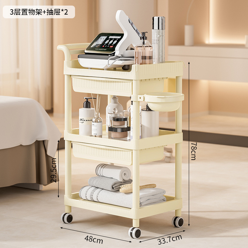 3 levels, 2 drawers, 1 bowl