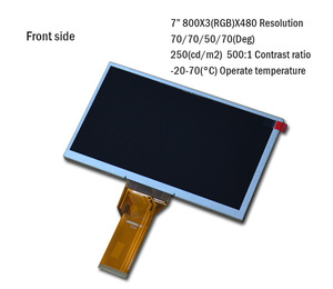 Pantalla TFT LCD de 7,0 pulgadas RGB 800x480 Industria 7 Panel de pantalla TFT LCD Módulos LCD - Product Image 3