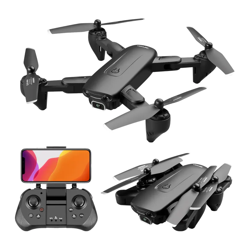 F6 Drone pieghevole RC Drone WiFi 4K doppia fotocamera HD FPV droni 5G GPS assistito volo trasmissione in tempo reale 360 gradi capovolto