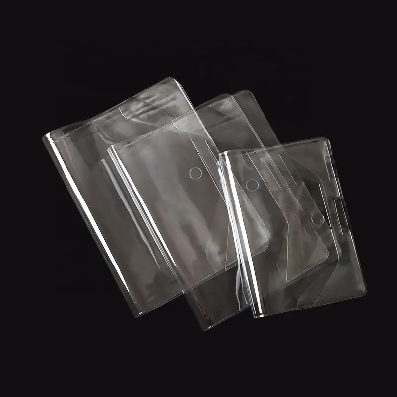 Transparente Venda Quente A5 A6 Plástico PVC Livro Manga Cobre PU Notebook Capa Do Livro De Couro para o Orçamento Binder Planner