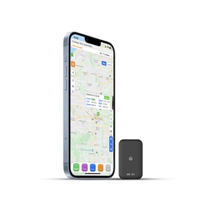 便携式谷歌地图实时跟踪免费平台gsm gprs无线跟踪器全球定位系统gf-21，带SOS按钮 - Product Image 1