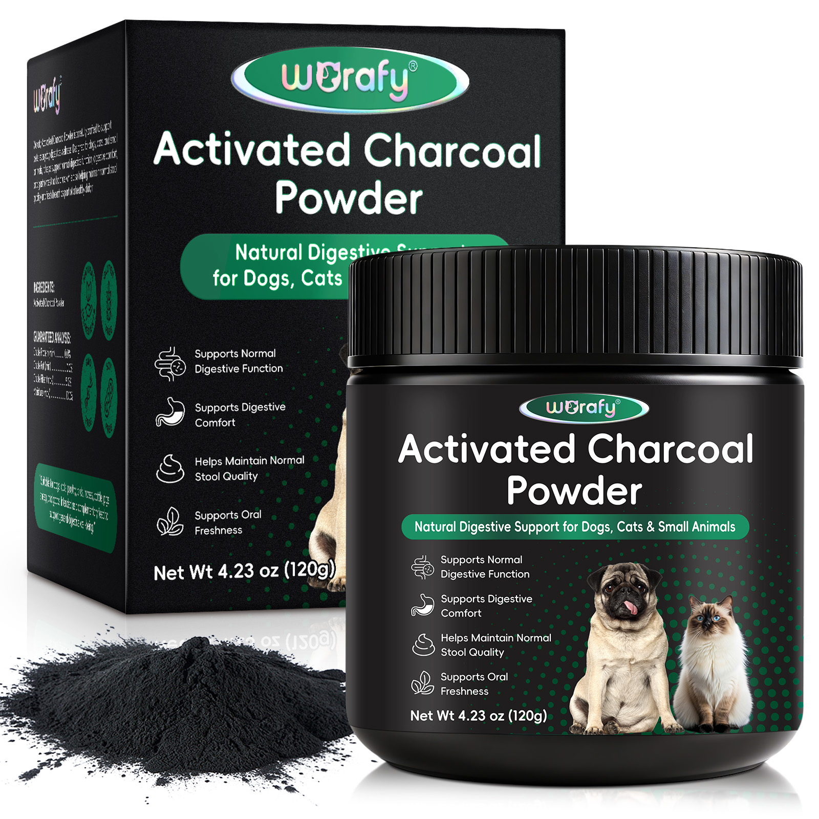 Poudre de charbon actif