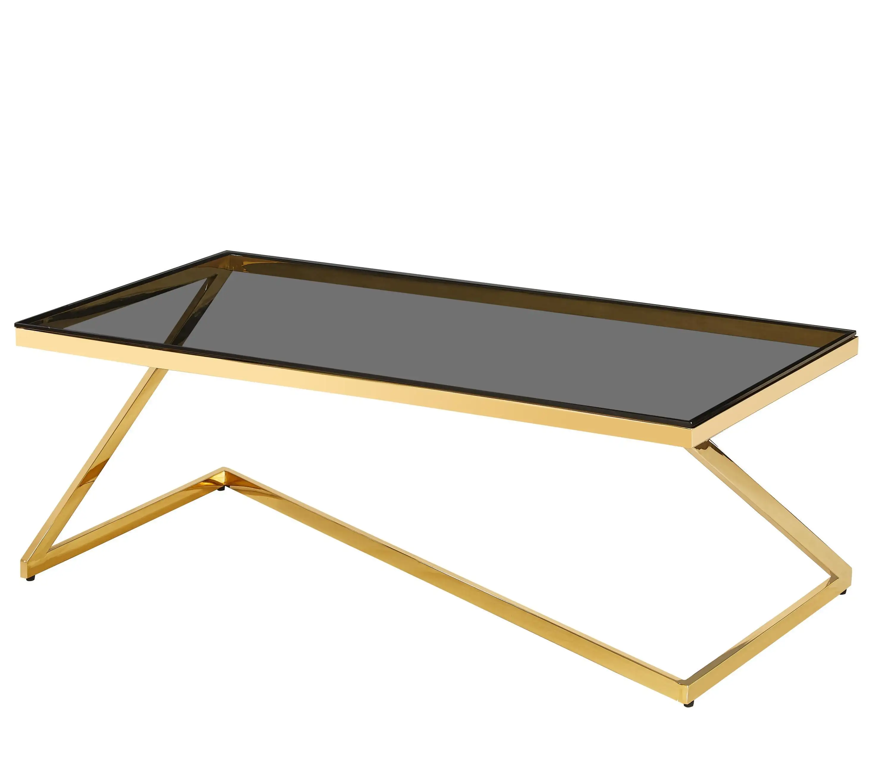 Luxus Baum Design Gold Mittel tisch Edelstahl moderne nordische Couch tisch Wohnzimmer möbel