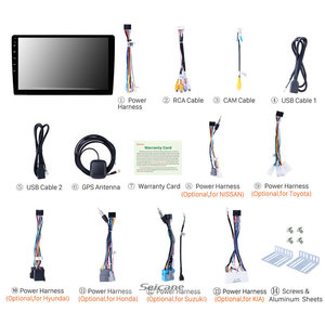 Android 13.0 Auto DVD Player Bildschirm 10 Zoll für alle Autos Radio Din 2 Stereo mit GPS Universal Multimedia Player WiFi - Product Image 4