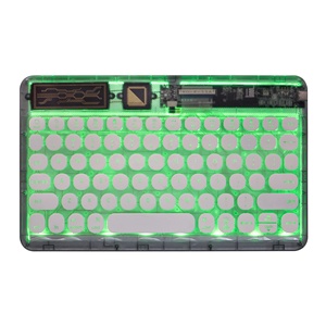 Teclado inalámbrico rosa para iPad Macbook Pro Air Laptop PC teléfonos inteligentes tableta recargable multidispositivo Bluetooth teclados delgados