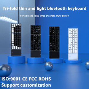 <strong>Touchpad</strong> Portable Three Folding Bluetooth <strong>Wireless</strong> IOS Android Tablet Phone Bluetooth <strong>Wireless</strong> Office <strong>Keyboard</strong> - Product Image 4