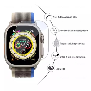 Apple için yüksek temizle şeffaf cam izle Ultra 49mm ekran koruyucu Apple Apple izle 8 ekran koruyucu temperli cam - Product Image 6