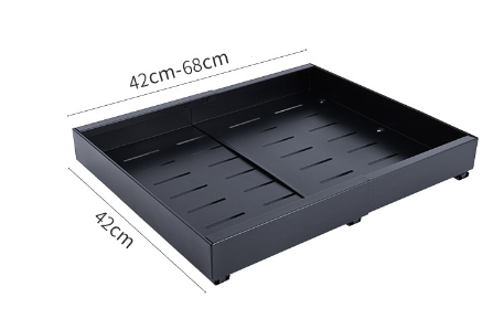depth 42cm width 42-68cm White