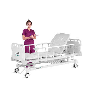 Q2w8c SAIKANG Movable Stainless Steel <strong>Hospital</strong> Patient 2 Function Manual Dialysis Bed - Product Image 1