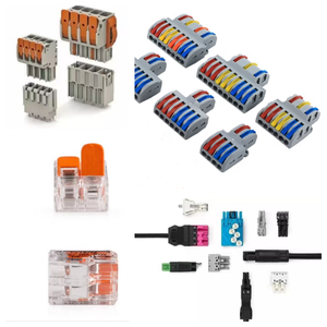 2065-100/998-403 Electrical Quick <strong>Connection</strong> <strong>Spring</strong> <strong>Terminal</strong> <strong>Block</strong> Push in Wire Connector 2065-100/998-403 - Product Image 1