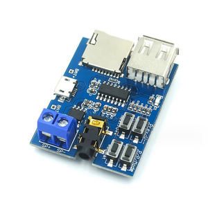 MP3-Decodierungskabel eingebauter Verstärker Decoder TF-Karte USB-Decodierung-Player-Modul