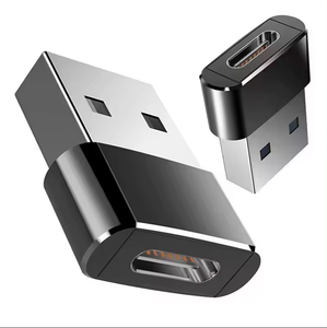 三星华为USB2.0公对C型母转换器连接器适配器快速充电OTG数据C型适配器