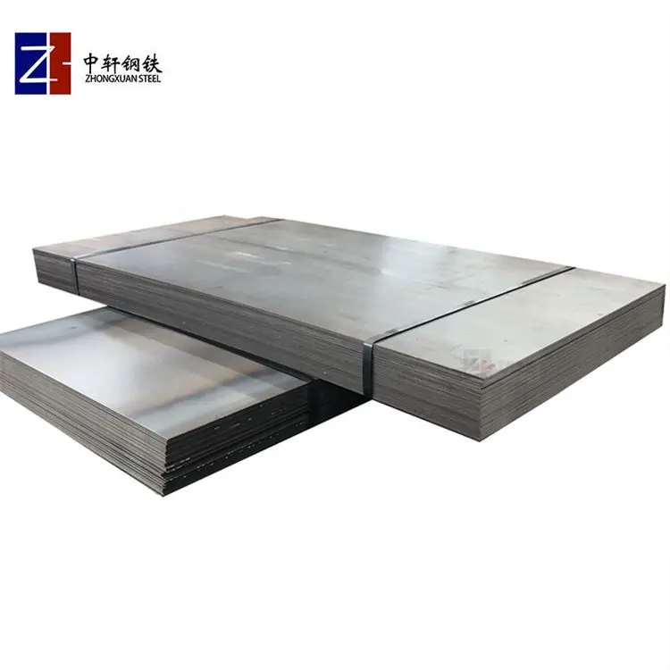 Fabricante de materias primas para la industria de placas Prime Structural S275Jr Chapa de acero laminado en caliente en escabeche y engrasado