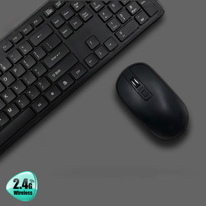 2.4GオフィスコンピューターKlavyeキーボードセットTecladosPC Sans Fil Clavier ET De Sourisキットセットワイヤレスキーボードとマウスコンボ - Product Image 4