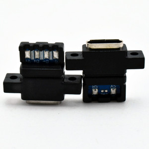 USB电源黑色塑料和铜材料质量C型插座 - Product Image 6