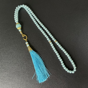 Wholesale 6mm Imitation Glass Pearl Beads Muslim Prayer Tasbih Beads Turkish Style <strong>99</strong> Beads <strong>Allah</strong> Mohammed Rosary Bracelets - Product Image 4