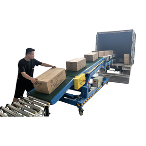 Sistema de transportador de escalada de correa automática resistente disponible personalizado Naili con transportador de rodillos eléctrico para carga y descarga