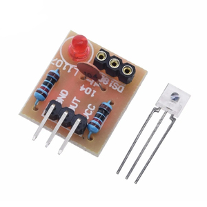 Módulo de sensor receptor láser Tubo sin modulador Módulo de sensor láser Interruptor de relé Nivel alto Nivel bajo