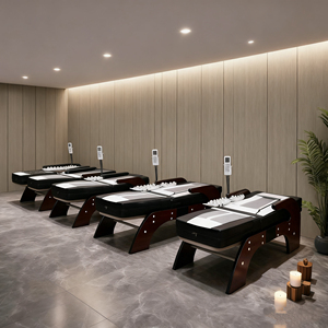 POP RELAX Nuevo Spa Belleza Cuerpo completo Eléctrico Automático Rodando como un Robot Trabajador Inteligente Infrarrojo Corea Jade Masaje Terapia Cama - Product Image 1