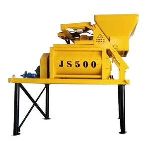 <strong>JS750</strong> Dual Horizontal Shafts Forced Concrete <strong>Mixer</strong> Stir More Evenly Match With Brick Making Machine - Product Image 2