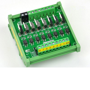 8 canal Chip microprocesador PLC amplificador de señal de entrada y salida NPN PNP Photocoupler aislamiento 24v - Product Image 1
