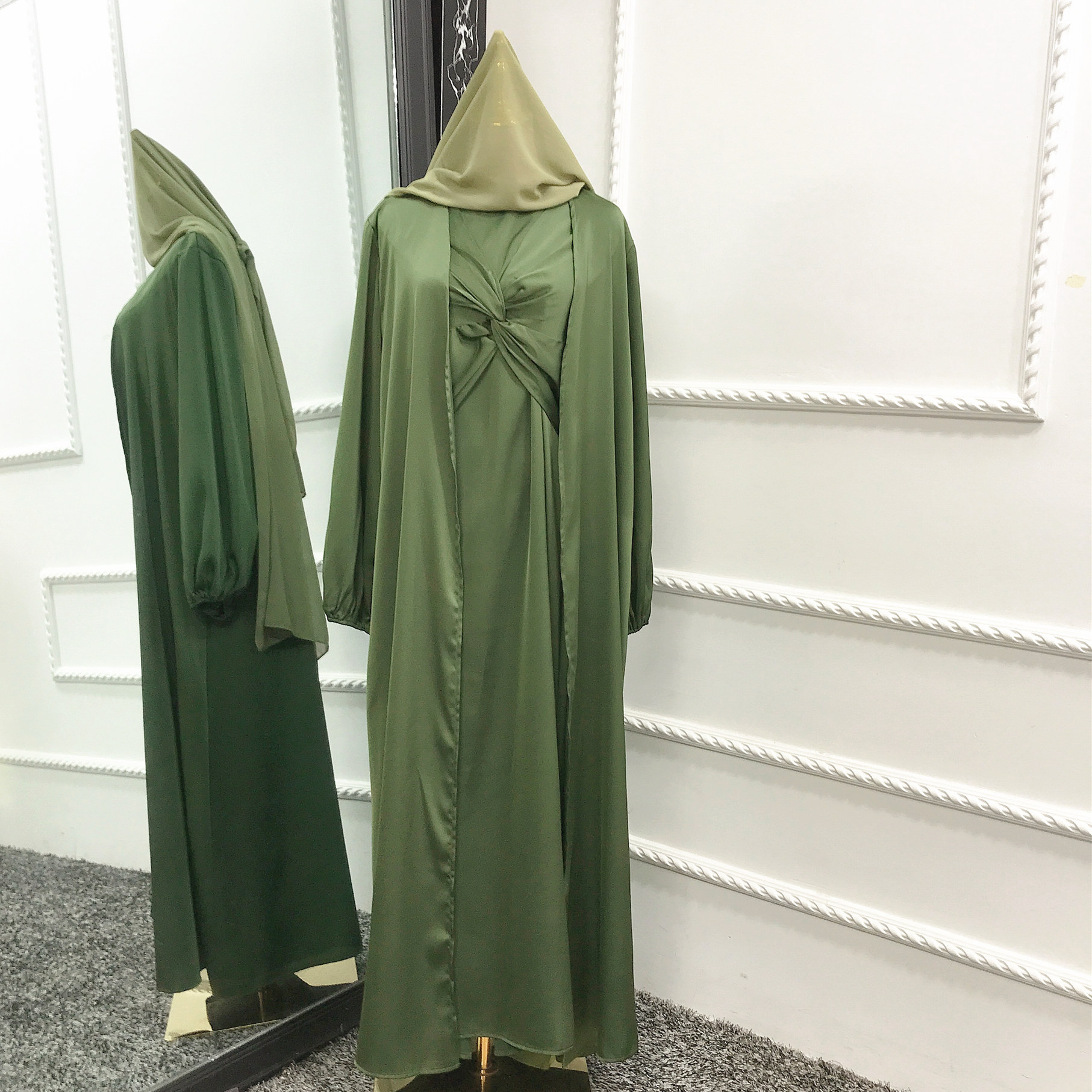 Army green with hijab