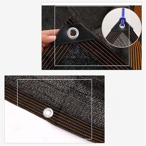 90% Garden Black <span class=keywords><strong>Shade</strong></span> Cloth Sonnenschutz netz mit Ösen für Gewächshaus Pergola Balkon Patio Rasen Markise