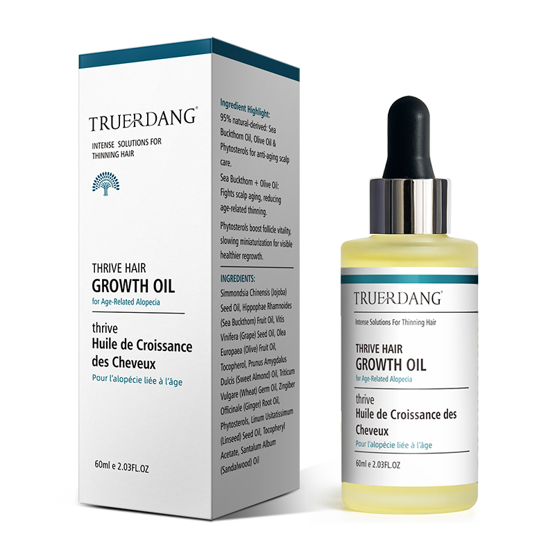 Aceite para el Crecimiento del Cabello Anticaída por Alopecia Relacionada con la Edad