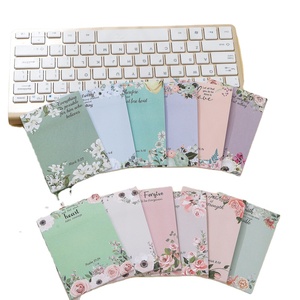 Bloc de notas estacionario bonito de Color Pastel grande, notas adhesivas personalizadas, notas adhesivas autoadhesivas - Product Image 1