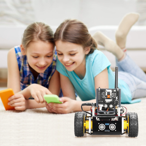 Tscinbuny 4WD Ackerman Wheel ESP32 Cámara WiFi Smart Robot Car Kit Programación electrónica Aprendizaje para programación Arduino - Product Image 6