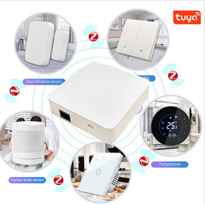 Prodotto per la casa intelligente Tuya Smart life cablato Zigbee Gateway 3.0 la connessione con il Gateway LAN supporto telecomando 5V 1A