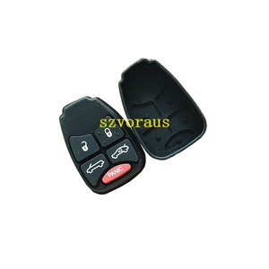 Chry-sler 4 + 1 düğmeler kauçuk yedek Fob araba anahtar kovanı küçük panik butonu ile Dodge Dakota Durango şarj için - Product Image 2