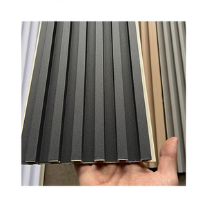 Factory <strong>Direct</strong> WPC Wall Panel Wood Plastic WPC Slat <strong>Cladding</strong> Fluted Indoor Wall Panel for Interior Decoration - Product Image 4