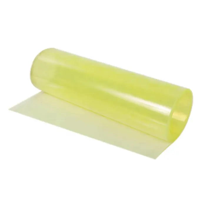 شفافة من مادة البولي يوريثين PU ورقة يوريتان ورقة مسطحة من البلاستيك صب البوليستر لوحة مطاطية من السيليكون