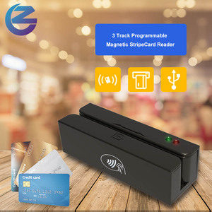 Lector de tarjetas RFID MIFARE ONE, lector de tarjetas de doble dirección, lector de tarjetas magnéticas, 13,56,