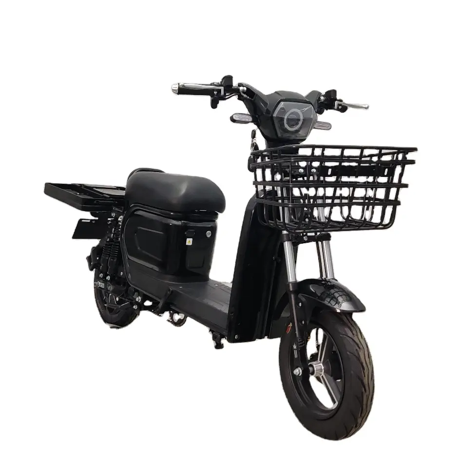 Тяжелый Грузовой Велосипед 100 Вт Электрический мотоцикл Скутер для доставки взрослый двухколесный