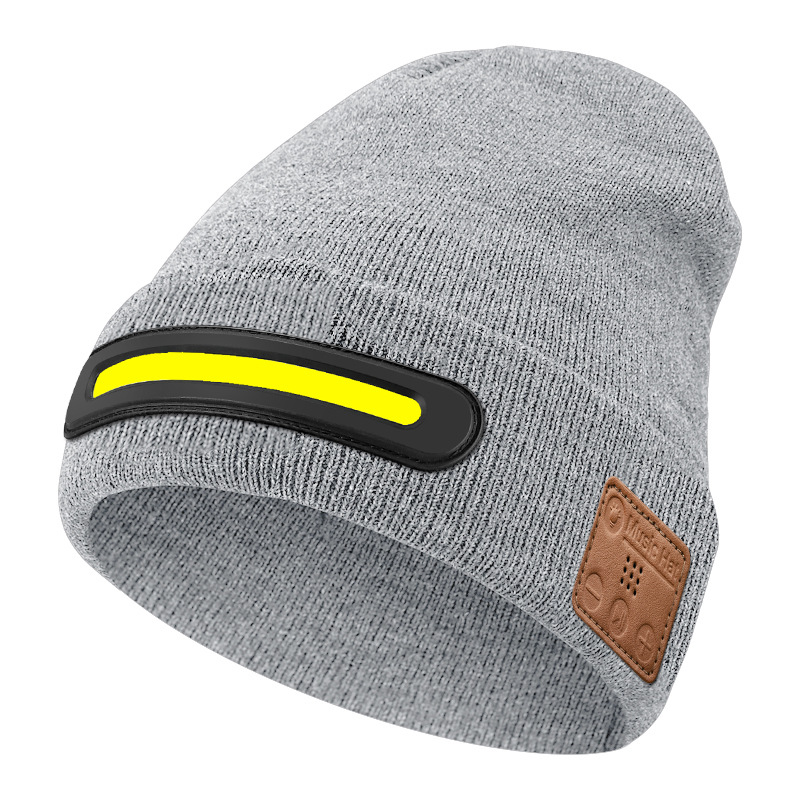 Casquette Bluetooth M1-btd3-blanc - Gris moyen