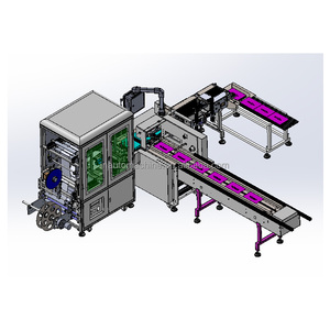Fully <strong>Automatic</strong> Bags Packing Machine for Cards Notebooks with <strong>Loading</strong> Inserting Making Bags <strong>System</strong> - Product Image 1