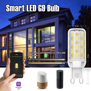 Akıllı G9 LED ışık ampul hiçbir titreşimsiz WiFi Led Led ışık ampuller 4W 320LM akıllı ampuller Alexa ile çalışmak Google ev kısılabilir parlaklık - Product Image 4