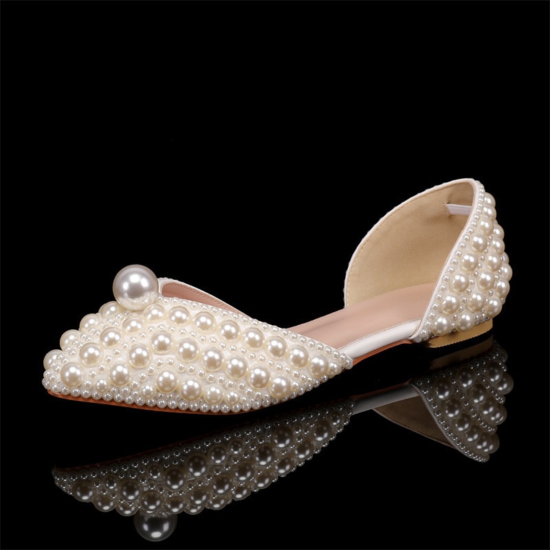 Beige flat bottom
