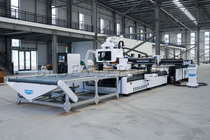 Enrutador cnc de anidación de madera automática, máquina de fabricación de muebles con perforación, 2030 - Product Image 2
