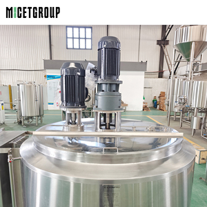 โถผสม1000L โถผสมน้ำผลไม้น้ำผึ้งชาผสมเครื่องดื่มที่มีการควบคุมที่เป็นอิสระศูนย์ควบคุมความเร็วมอเตอร์สำหรับขาย - Product Image 6