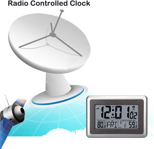 Buona vendita orologio digitale di Design moderno grande Display Radio controllo temperatura calendario digitale orologio da parete - Product Image 6