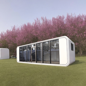 Detachable Prefabricated Modular Home Pod Steel Structure Cabin for Office or Portable Residence <strong>Apple</strong>-inspired Design - Product Image 1