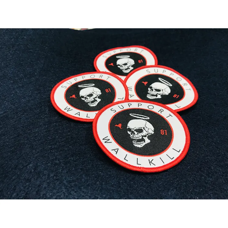 Popular Selling Woven Patch Logo Cartoon Clothing Patches Custom Embroidery For Clothing