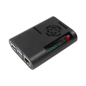 Aismartlink Caso ABS para <span class=keywords><strong>Raspberry</strong></span> <span class=keywords><strong>Pi</strong></span> 4 pode instalar um ventilador de refrigeração em forma de arco cor sólida moldado Shell - Product Image 2